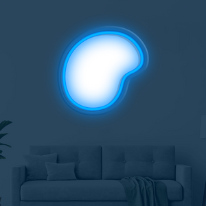 Abstract Blob 2 LED Neon Frame