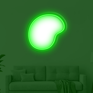 Abstract Blob 2 LED Neon Frame