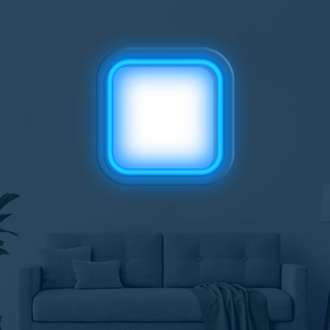 Rounded Square LED Neon Frame