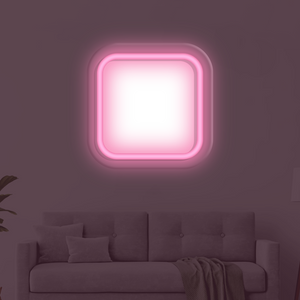 Rounded Square LED Neon Frame