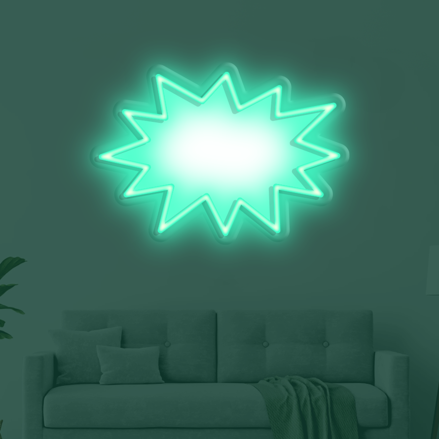 Burst LED Neon Frame