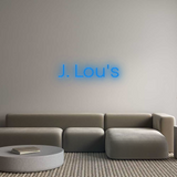 Custom Neon: J. Lou's