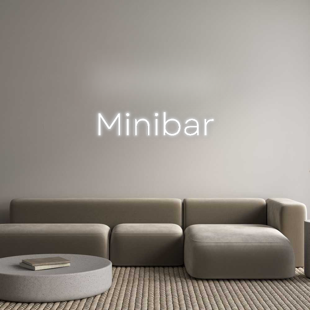 Custom Neon: Minibar