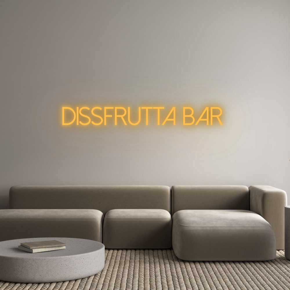 Custom Neon: DissFrutta Bar