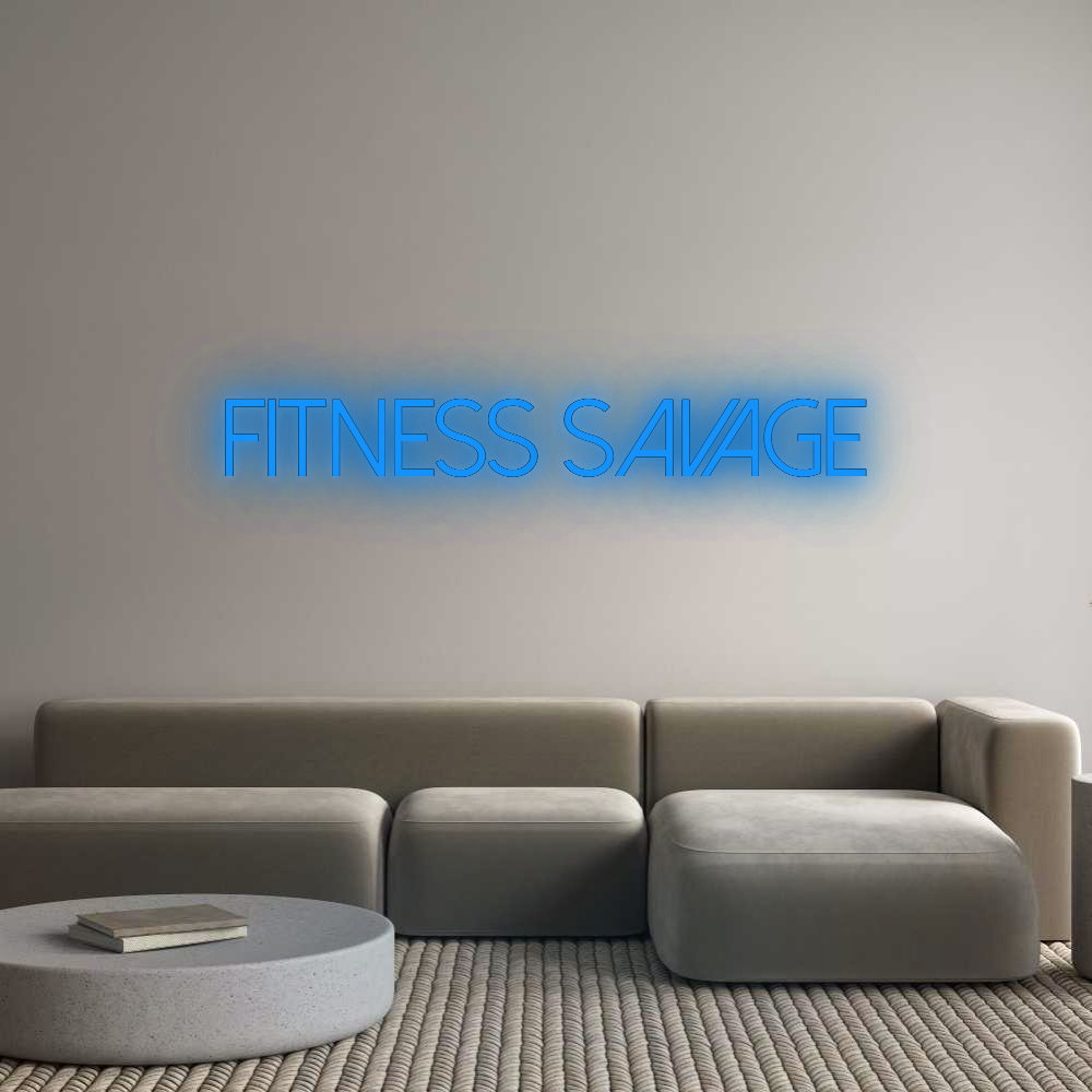 Custom Neon: fitness savage