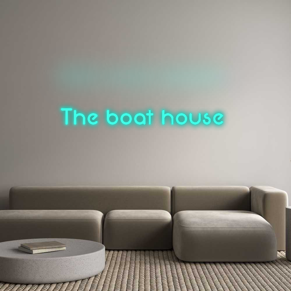 Custom Neon: The boat house