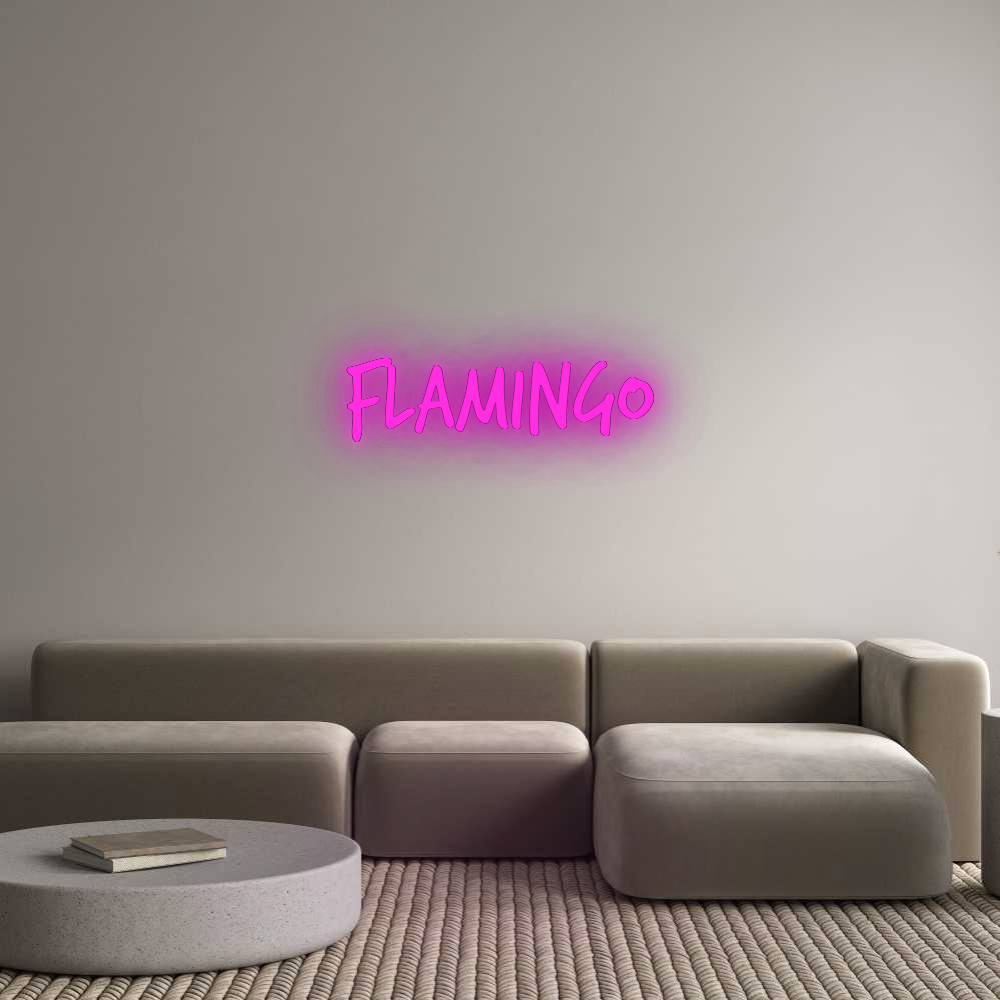 Custom Neon: Flamingo