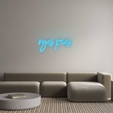 Custom Neon: ryes pies