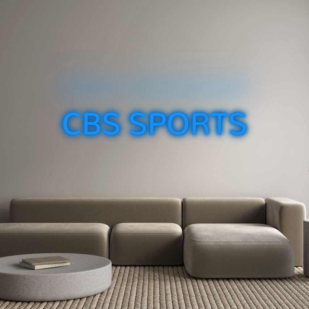 Custom Neon: CBS SPORTS