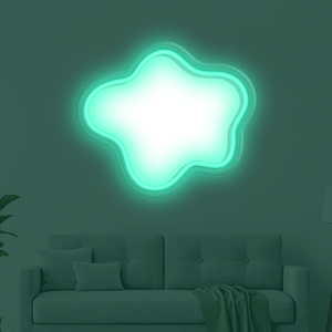 Abstract Blob LED Neon Frame