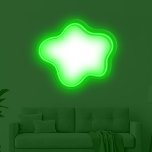 Abstract Blob LED Neon Frame