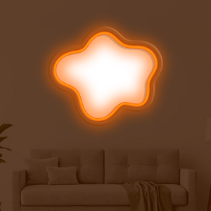 Abstract Blob LED Neon Frame