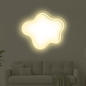 Abstract Blob LED Neon Frame