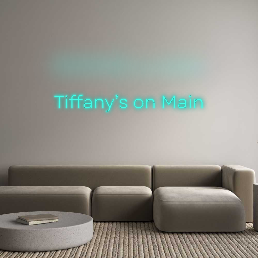 Custom Neon: Tiffany’s on ...