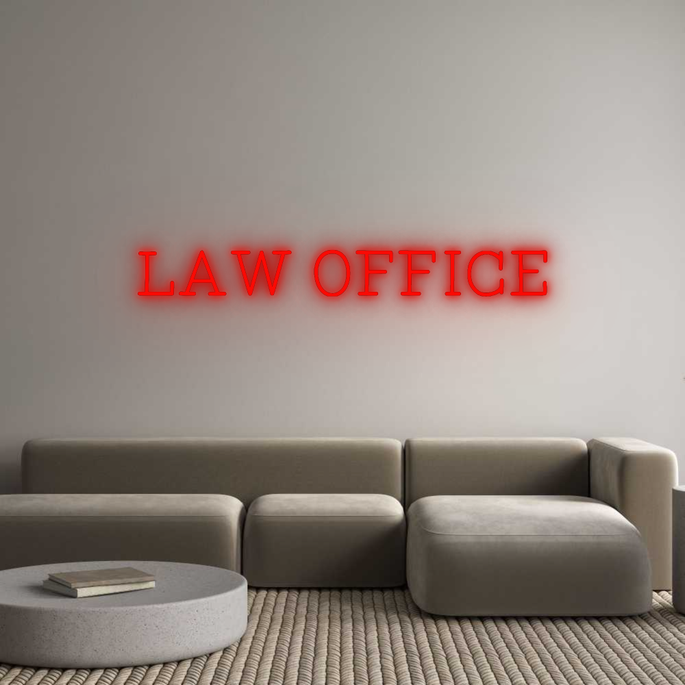 Custom Neon: LAW OFFICE