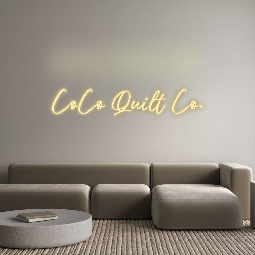 Custom Neon: CoCo Quilt Co.