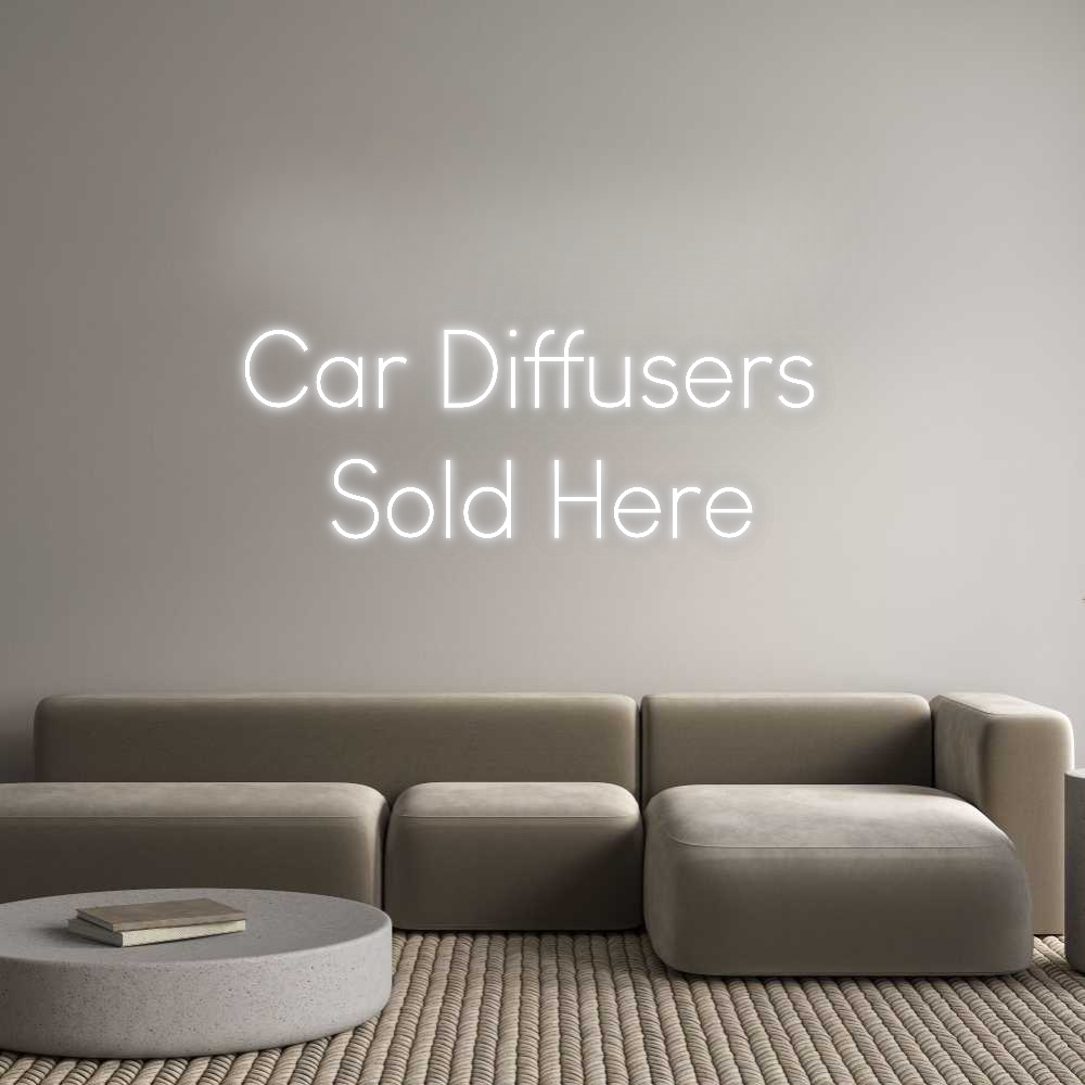 Custom Neon: Car Diffusers...