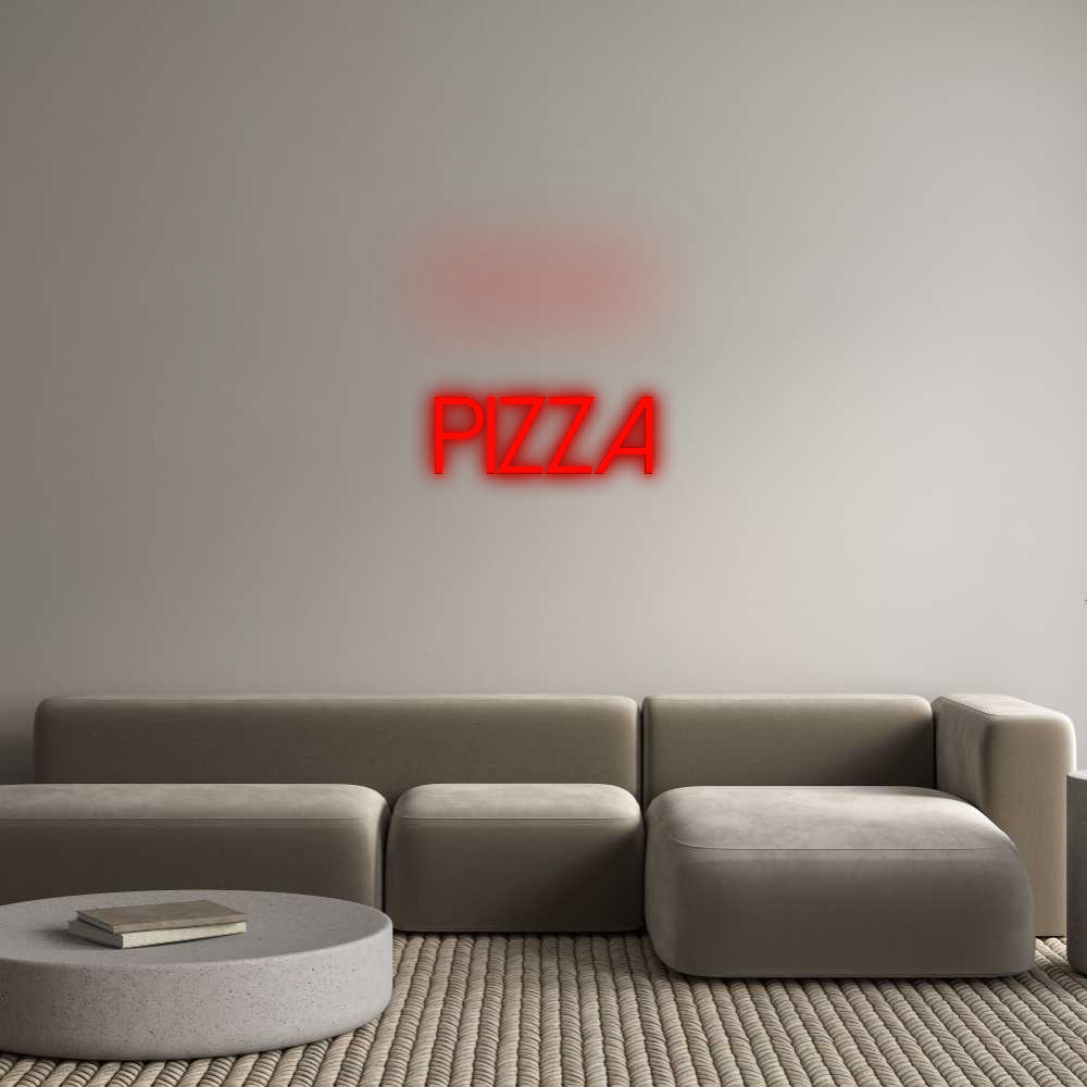 Custom Neon: Pizza