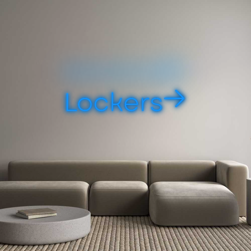 Custom Neon: Lockers