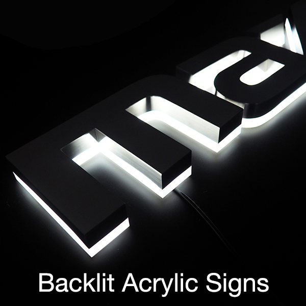 Backlit acrylic