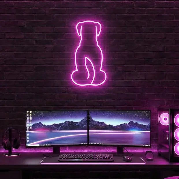 Dog LED Neon Sign