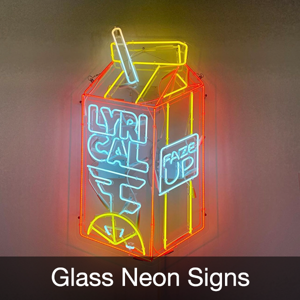 Glass neon