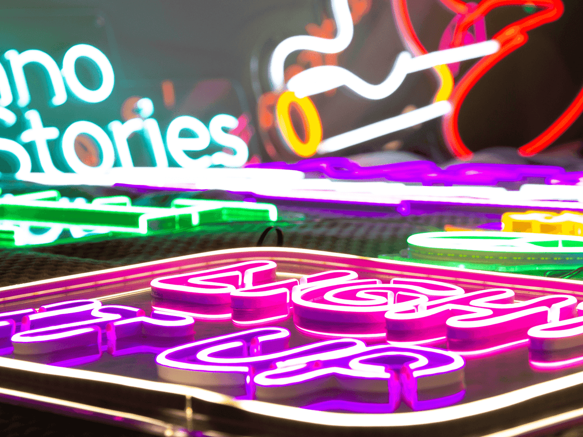 Designer Neon Sign Custom Neon Signs | Upload Your Own Design – Neon Mfg.