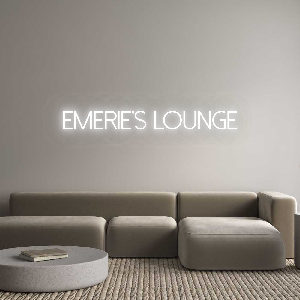 Custom Neon: Emerie's Lounge