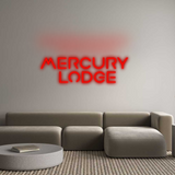 Custom Neon: Mercury 
Lodge