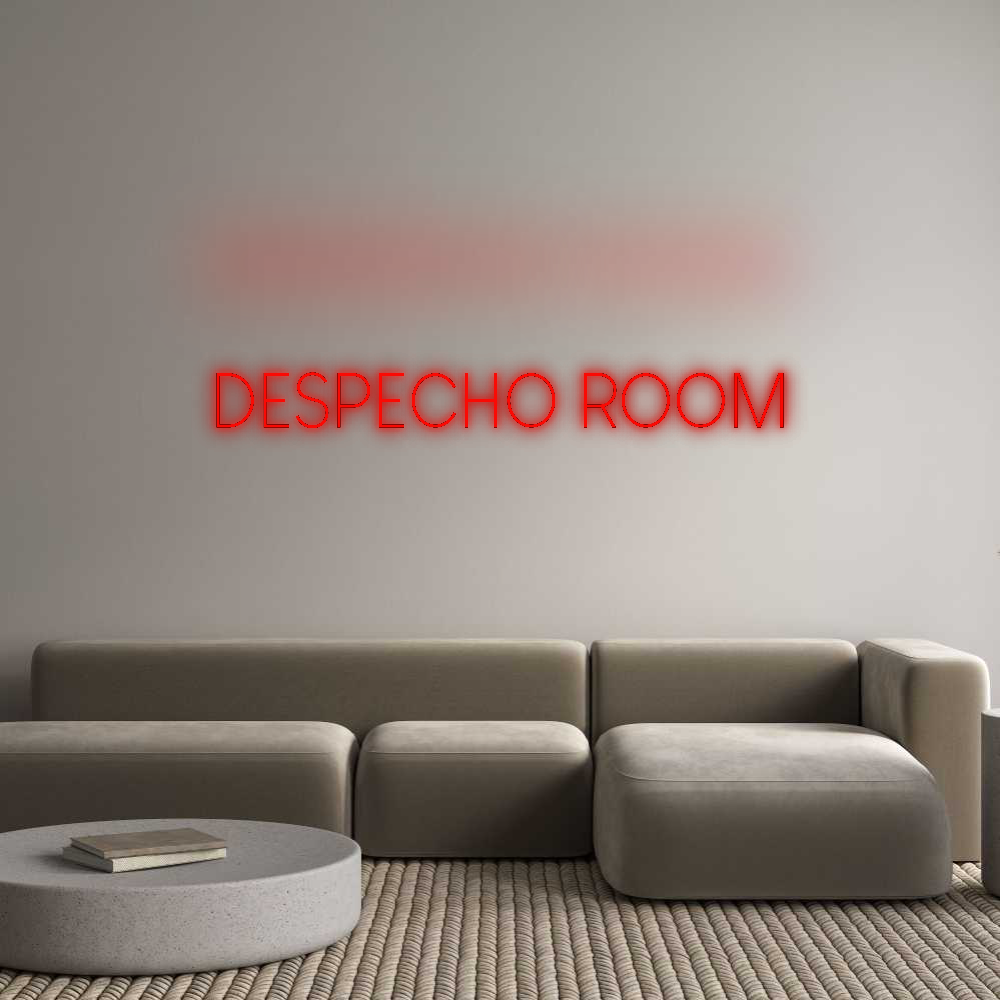 Custom Neon: DESPECHO ROOM