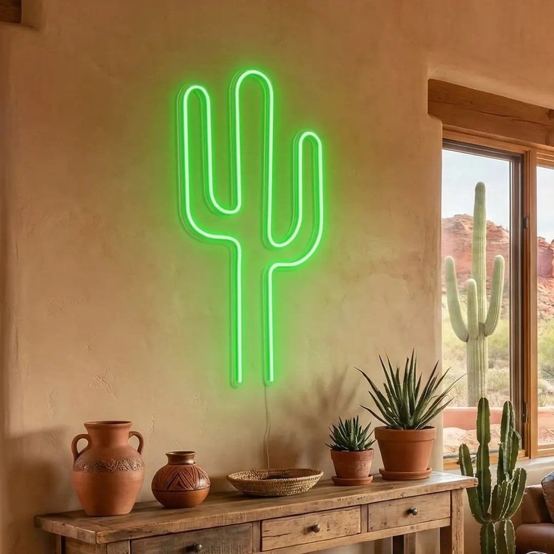 Cactus LED Neon Sign