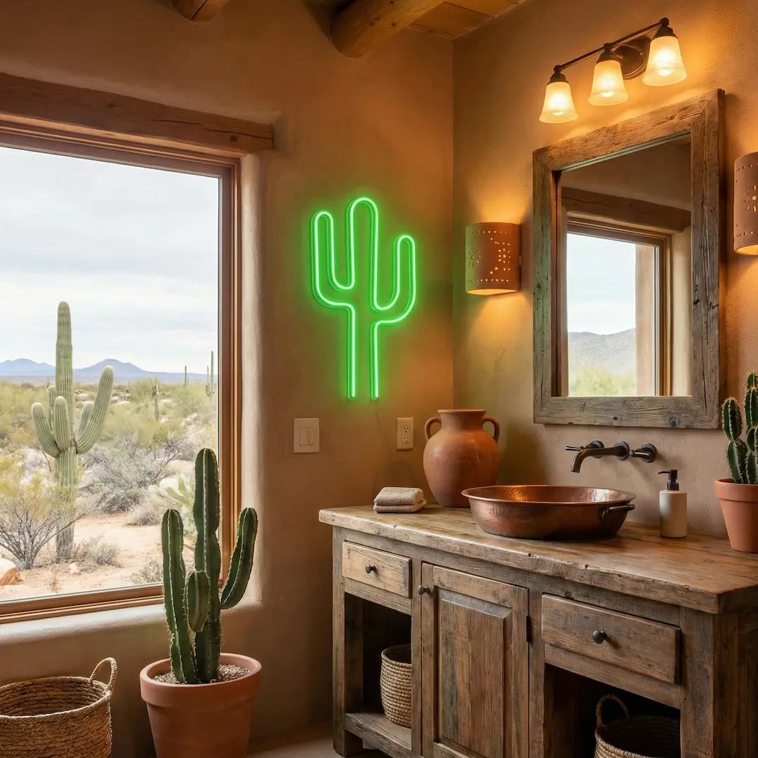 Cactus LED Neon Sign