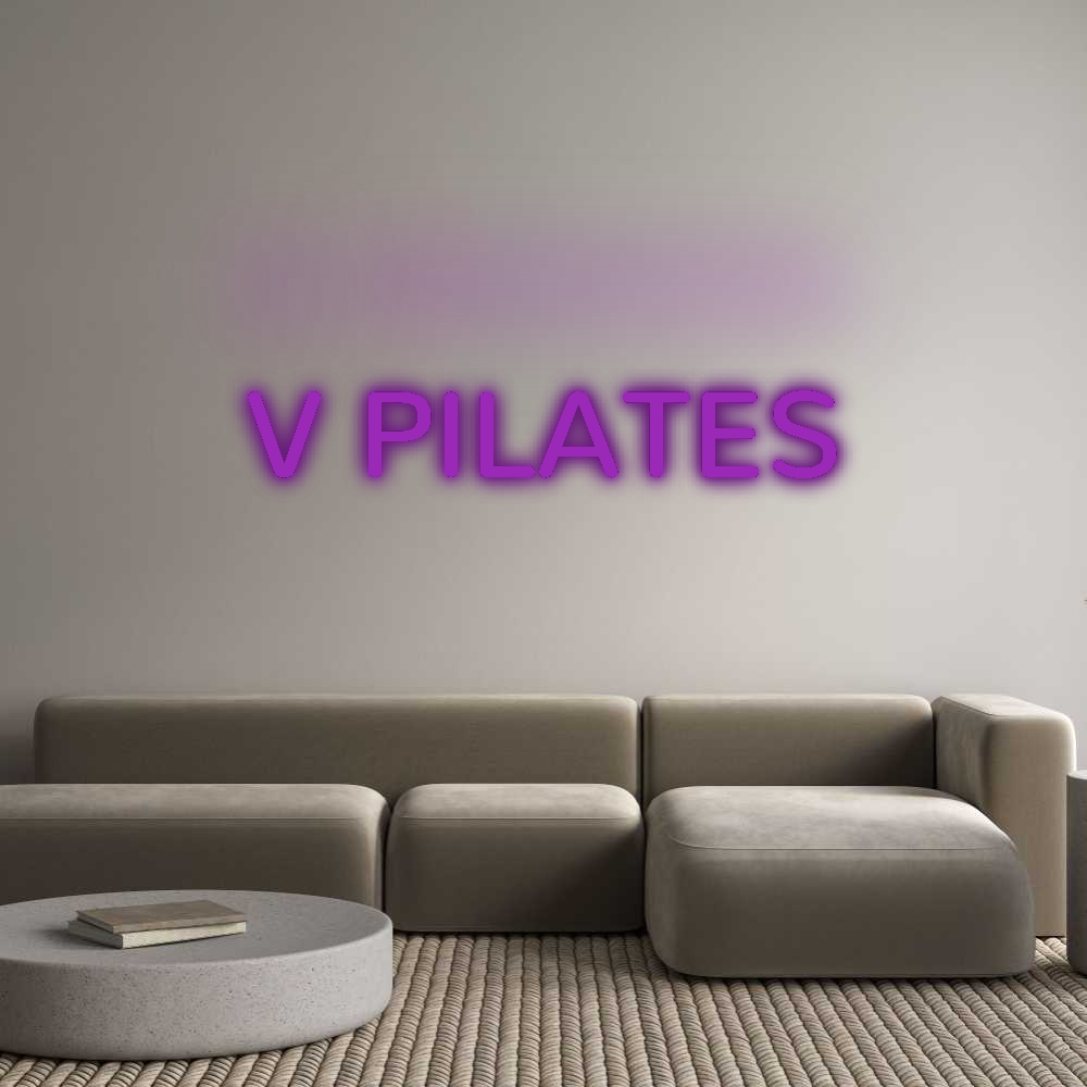 Custom Neon: V PILATES