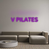 Custom Neon: V PILATES