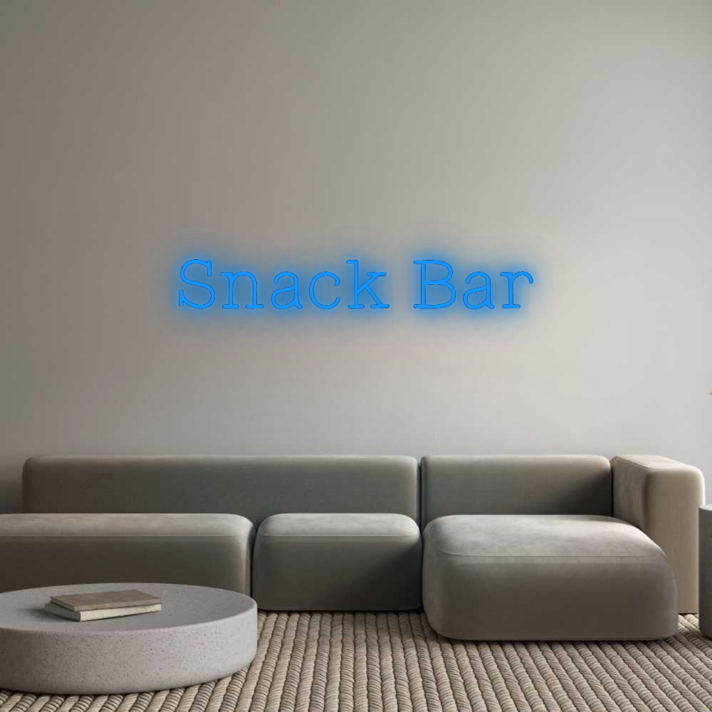 Custom Neon: Snack Bar