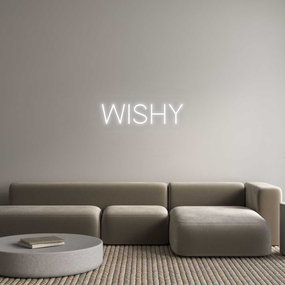 Custom Neon: WISHY