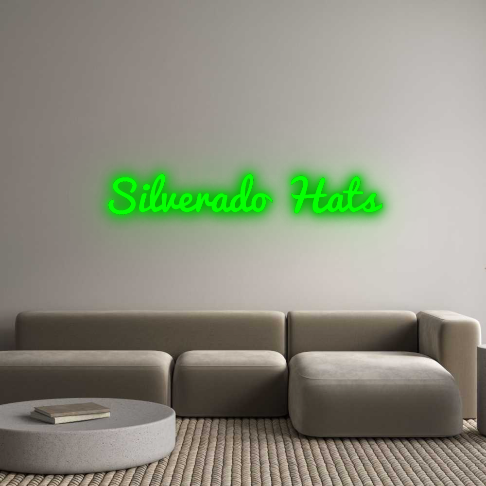 Custom Neon: Silverado Hats