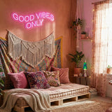 Good Vibes Only LED Neon Sign