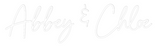 Custom Neon: Abbey & Chloe