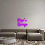Custom Neon: Papa's 
Garage