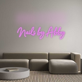 Custom Neon: Nails by Abby