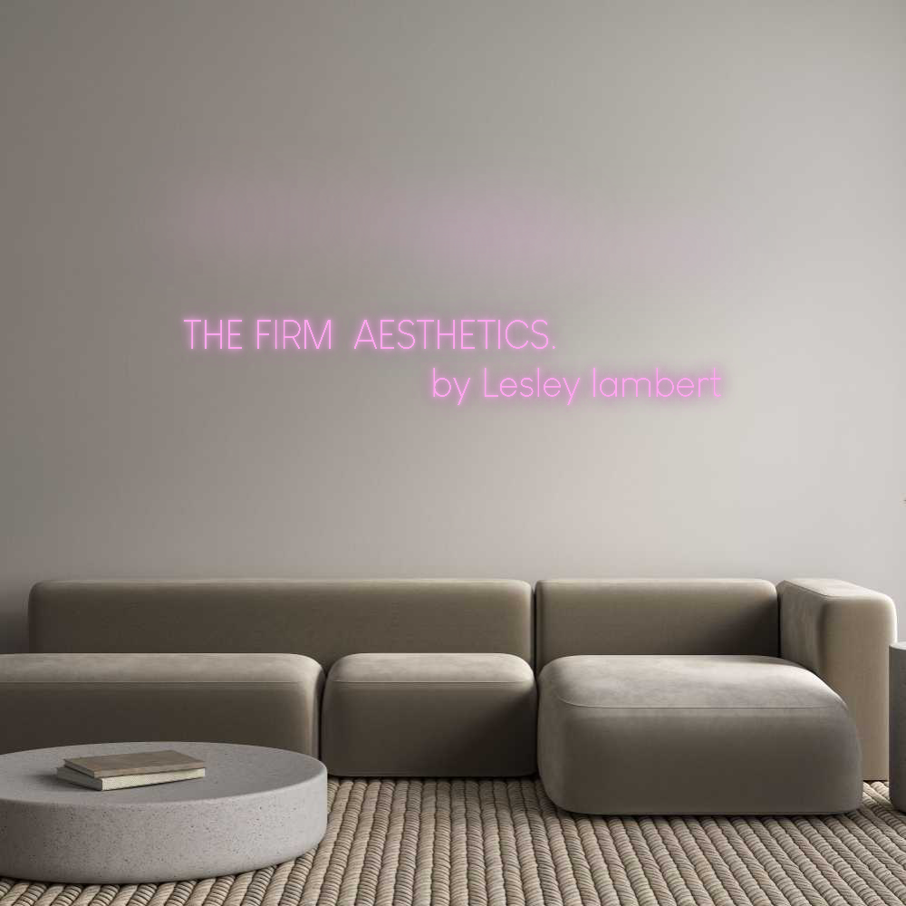 Custom Neon: THE FIRM  AES...