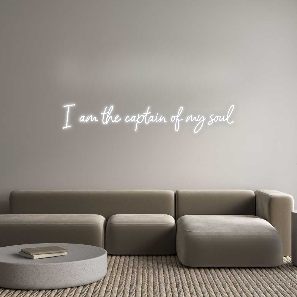 Custom Neon: I am the capt...