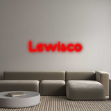 Custom Neon: Lewisco