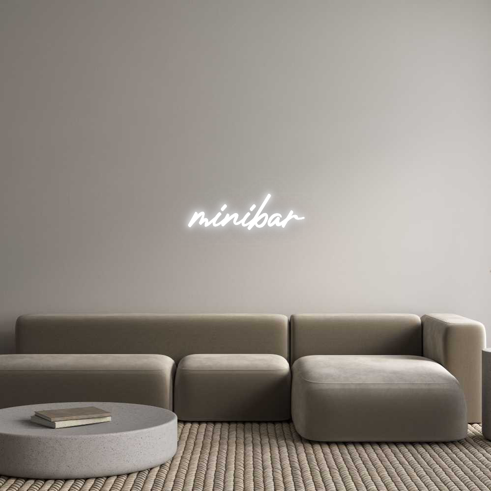 Custom Neon: minibar