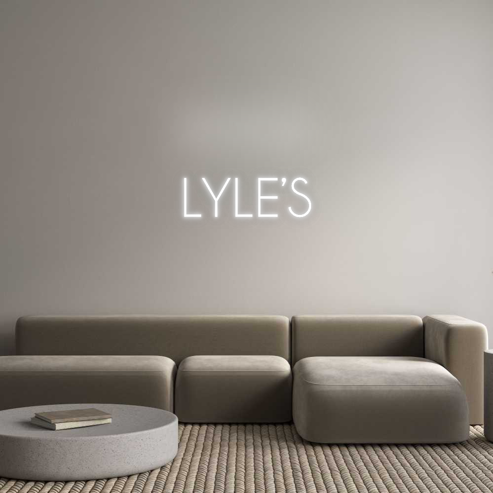 Custom Neon: LYLE’S