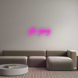 Custom Neon: glo gang