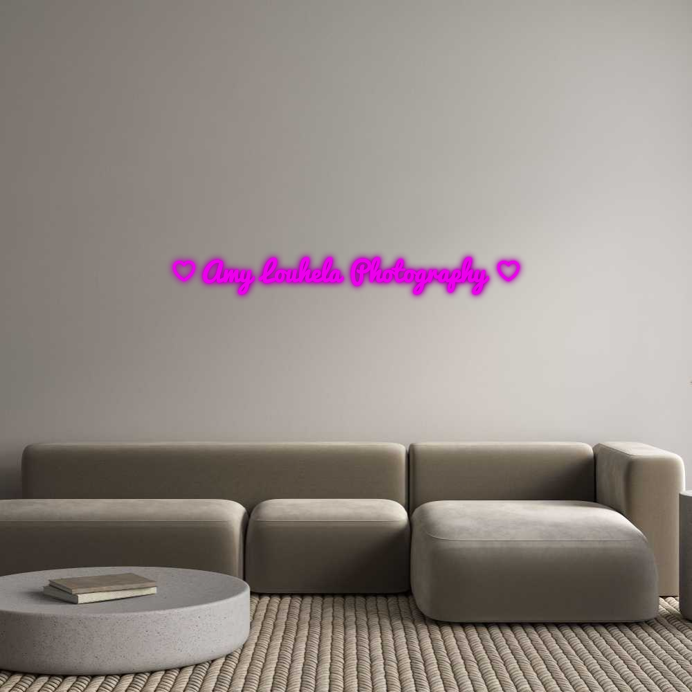 Custom Neon:  Amy Louhela...