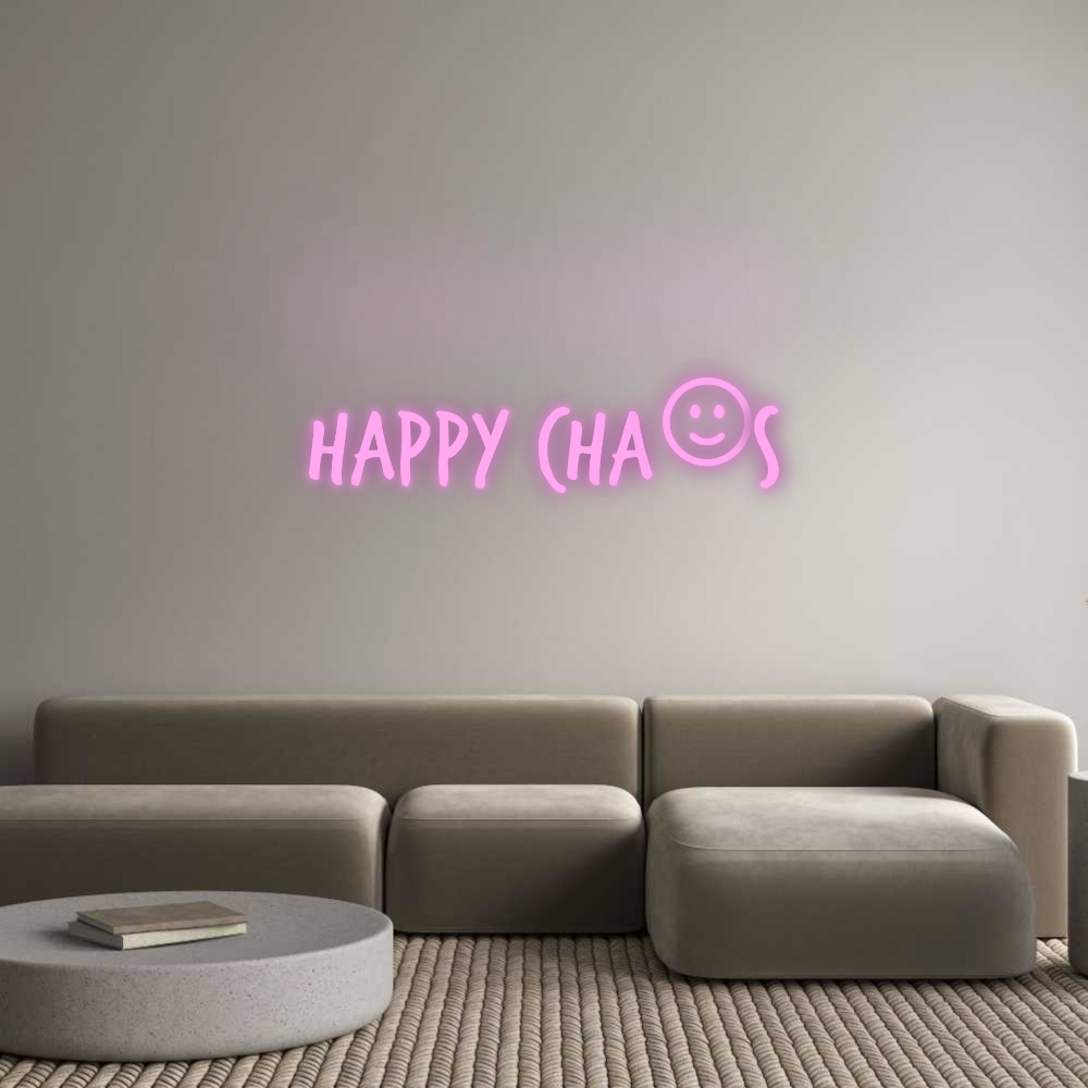 Custom Neon: Happy Chas