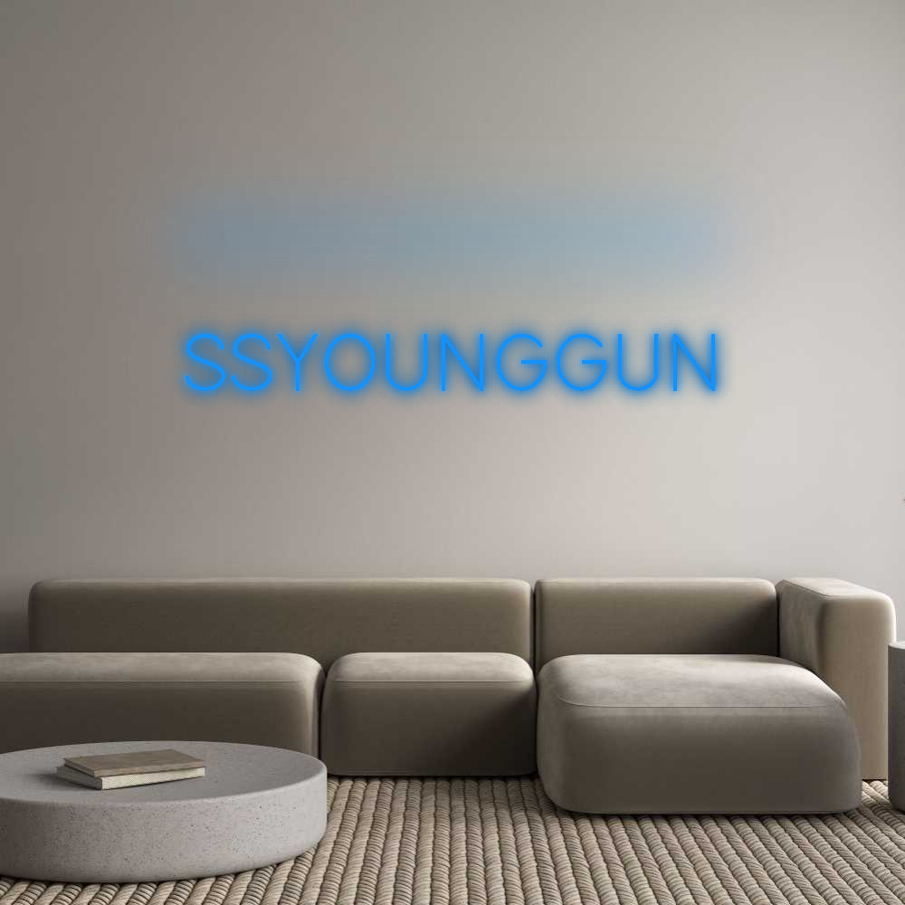 Custom Neon: SSYOUNGGUN